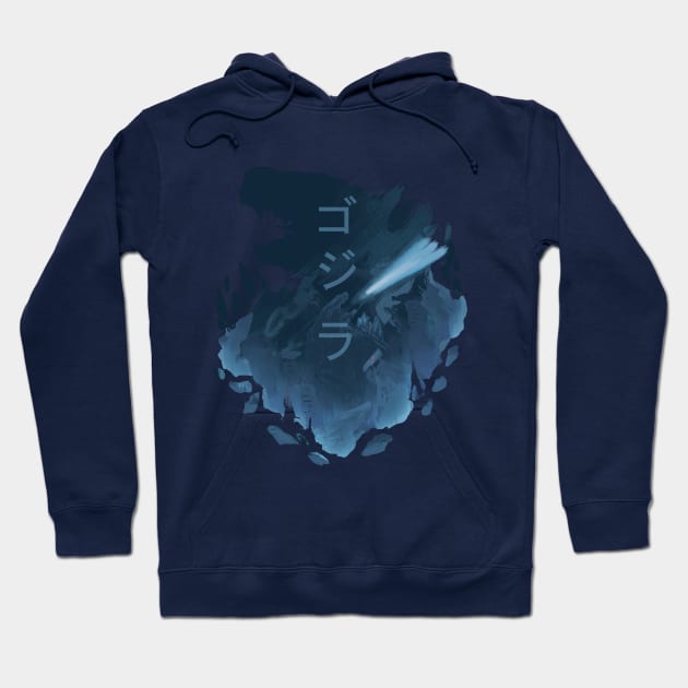 Atomic Night - Godzilla: King Of The Monsters Hoodie by Vertei